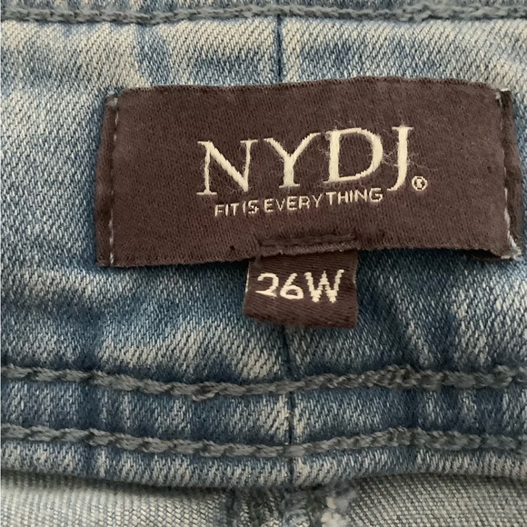 Nydj new size 26W Teresa wide leg jeans belle isle - Picture 5 of 11